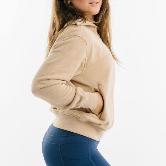 ZYIA Active 1/4 Zip Cowl Pocket Jacket Size M - Picture 2 of 8